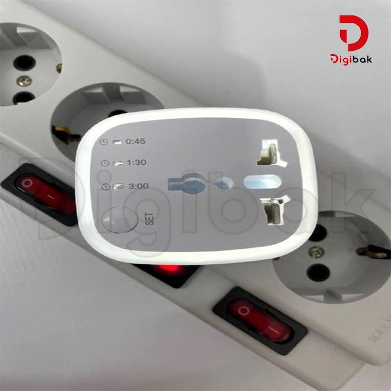 مبدل برق سه به دو هیسکا مدل CH-4 تایمردار
