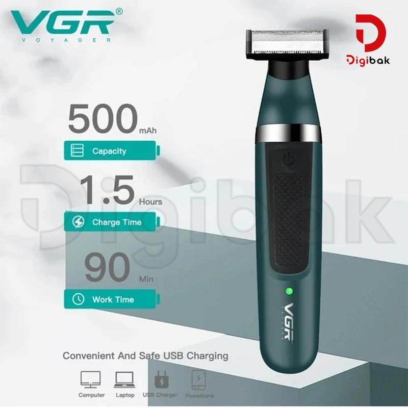 ماشین اصلاح موی صورت و بدن وی جی آر مدل V-393