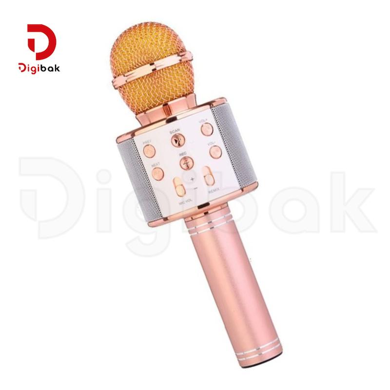میکروفون و اسپیکر بی‌سیم شارژی مدل WS-858