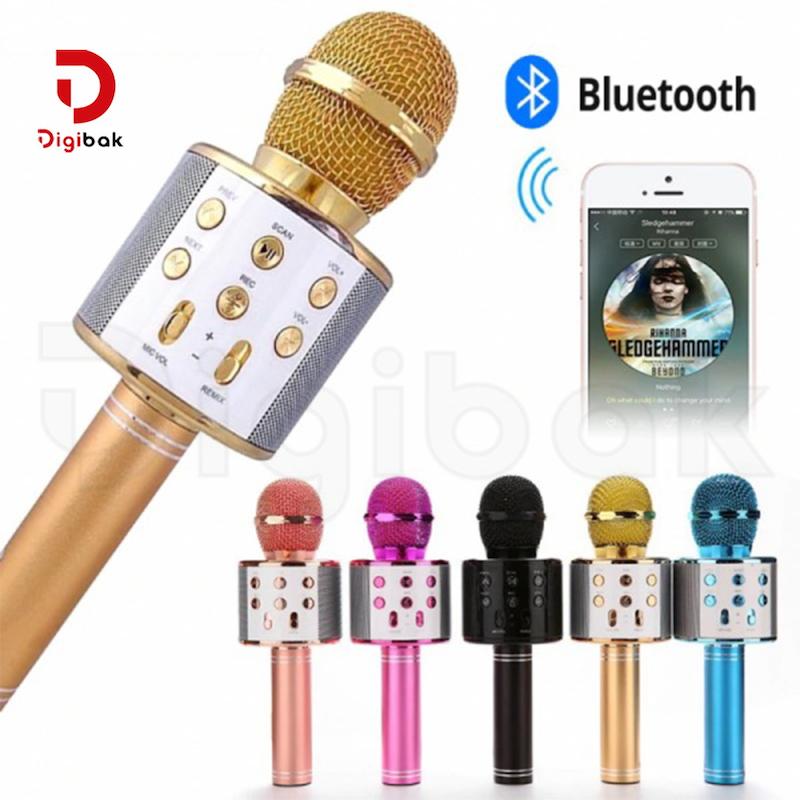 میکروفون و اسپیکر بی‌سیم شارژی مدل WS-858