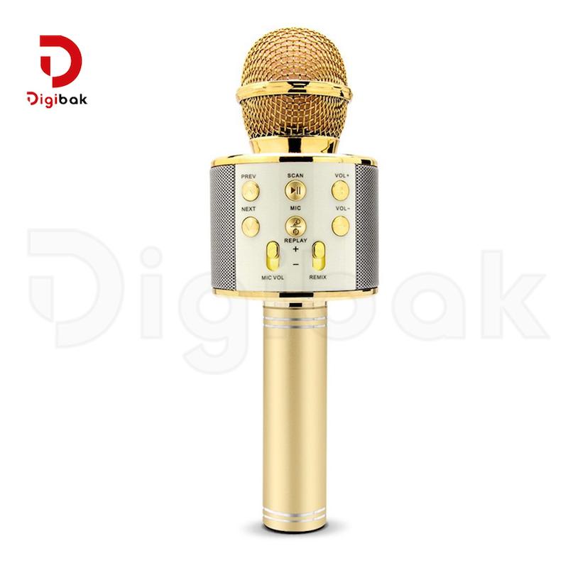 میکروفون و اسپیکر بی‌سیم شارژی مدل WS-858