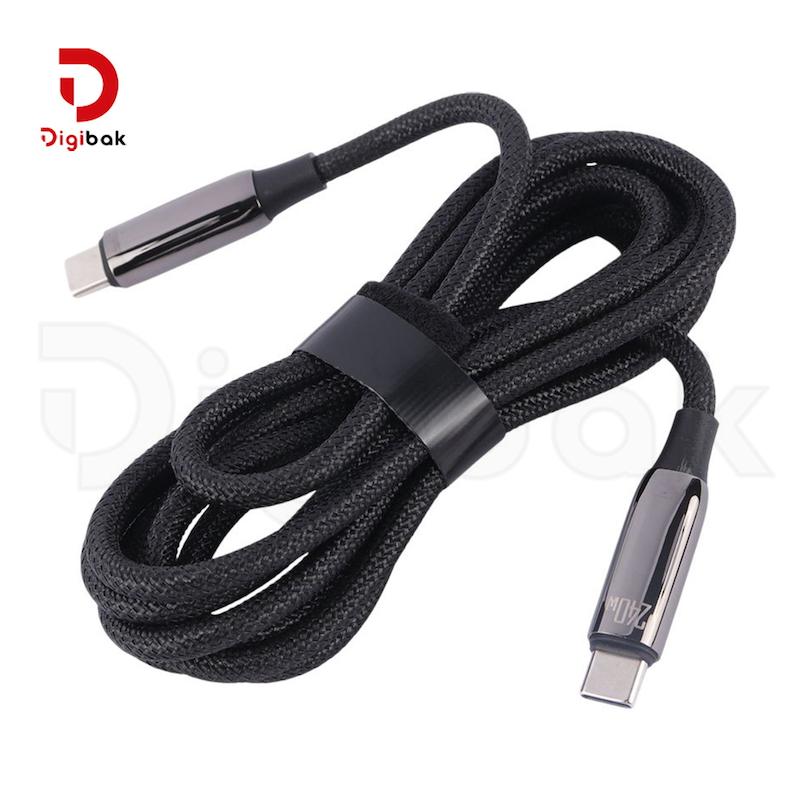 کابل فست شارژ تایپ سی به تایپ سی LDNIO مدل LC922C