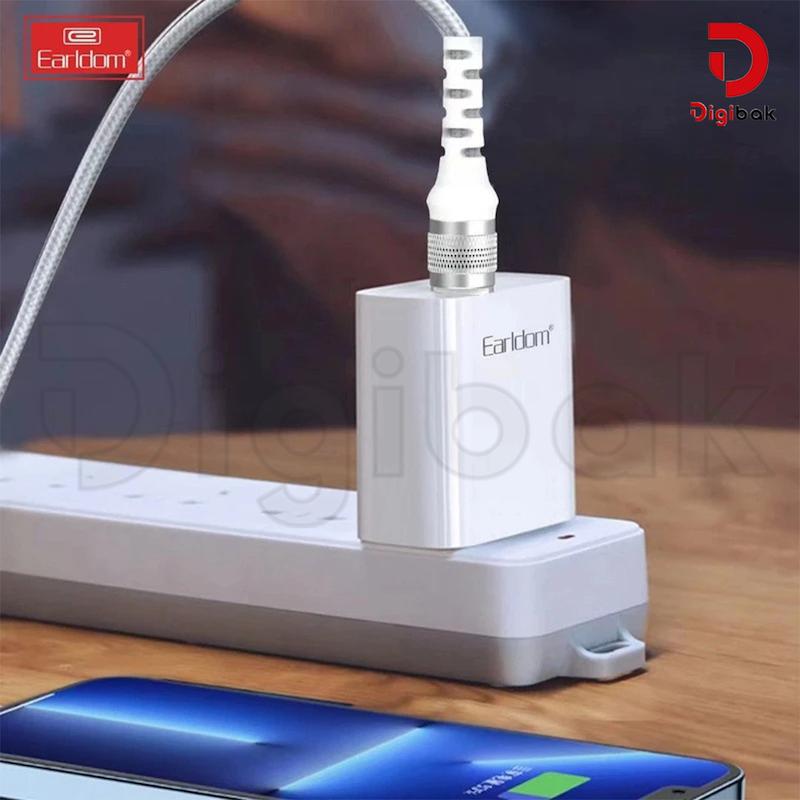 کابل فست شارژ ارلدام مدل EC-155C / PD60W