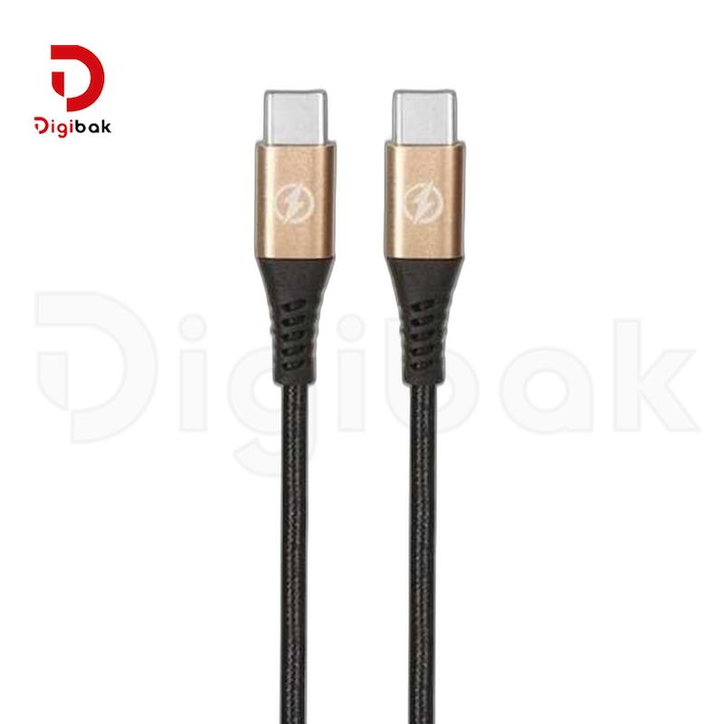 کابل فست شارژ تایپ C به تایپ C وی‌ نت پلاس مدل ETW002