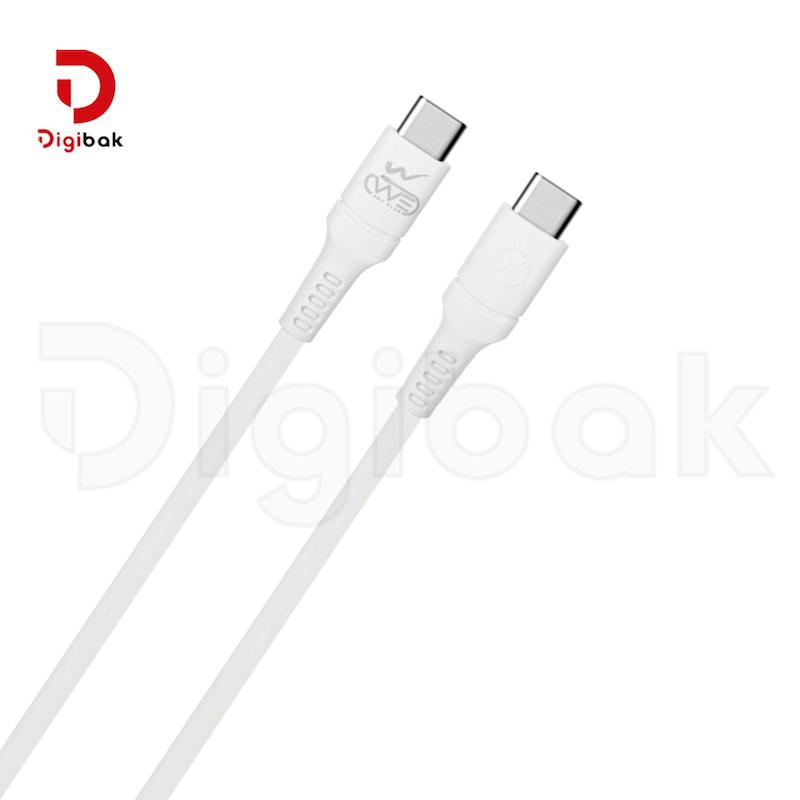 کابل فست شارژ تایپ C به تایپ C وی‌ نت پلاس مدل ETW002