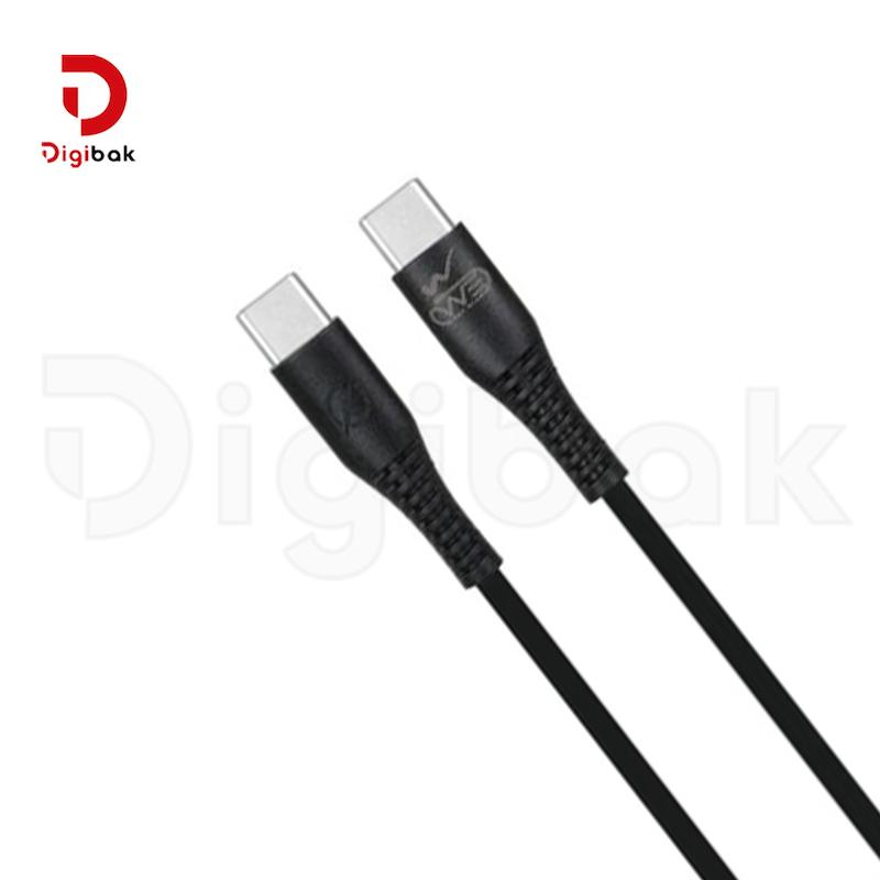 کابل فست شارژ تایپ C به تایپ C وی‌ نت پلاس مدل ETW002