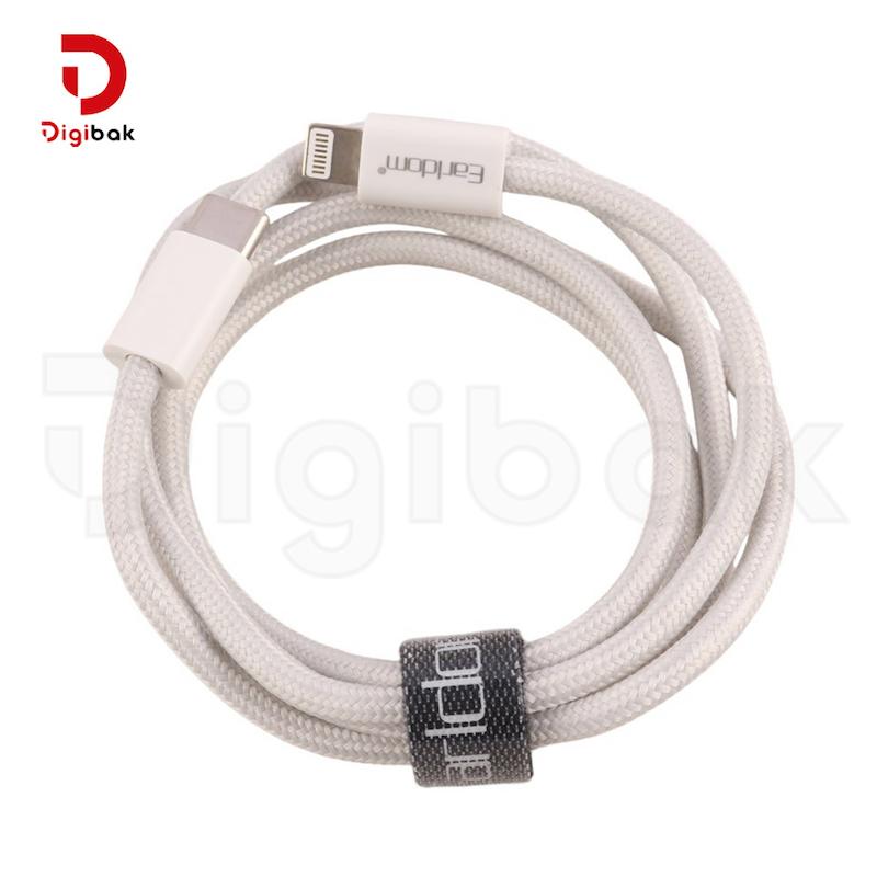 کابل تبدیل تایپ سی به لایتنینگ ارلدام مدل EC-196C-L (PD 30W)