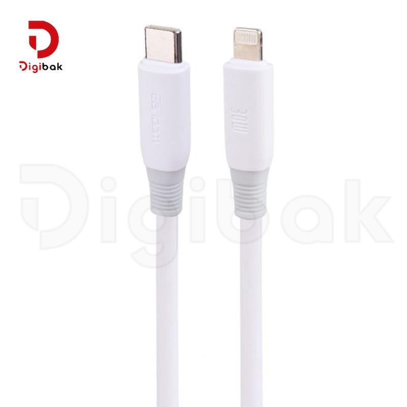 کابل تبدیل تایپ سی به لایتنینگ ارلدام مدل EC-156i (PD 30W)