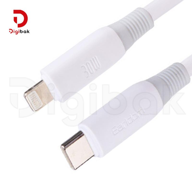 کابل تبدیل تایپ سی به لایتنینگ ارلدام مدل EC-156i (PD 30W)