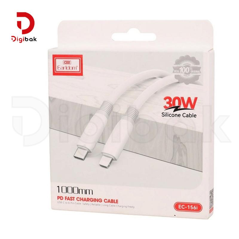 کابل تبدیل تایپ سی به لایتنینگ ارلدام مدل EC-156i (PD 30W)