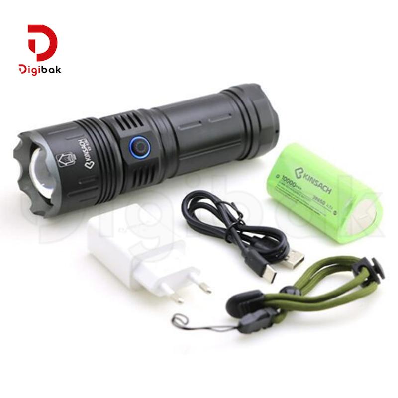 چراغ قوه دستی زوم دار KINSACH مدل KS-S383