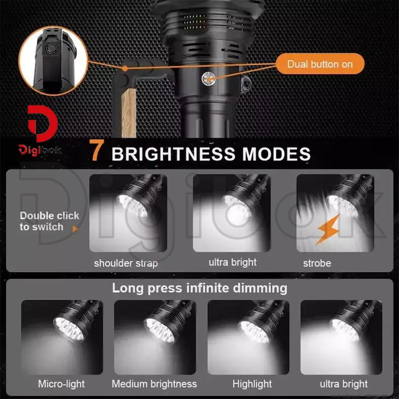 چراغ قوه شکاری KINSACH مدل KS-W5221-2