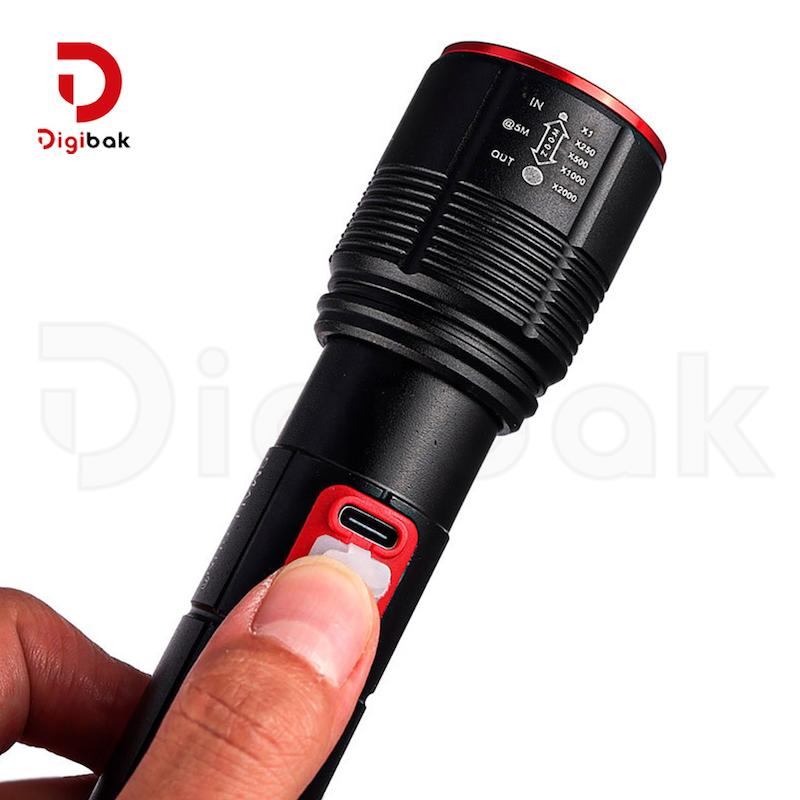 چراغ قوه دستی و شارژی اسمال سان مدل ZY-P007