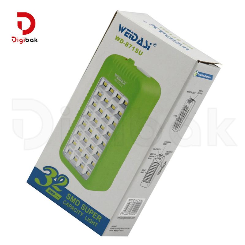 چراغ اضطراری شارژی خورشیدی ویداسی مدل WD-871SU
