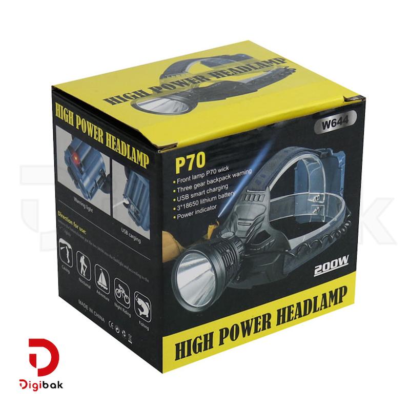 هدلایت شارژی اسمال سان مدل ZY-W644