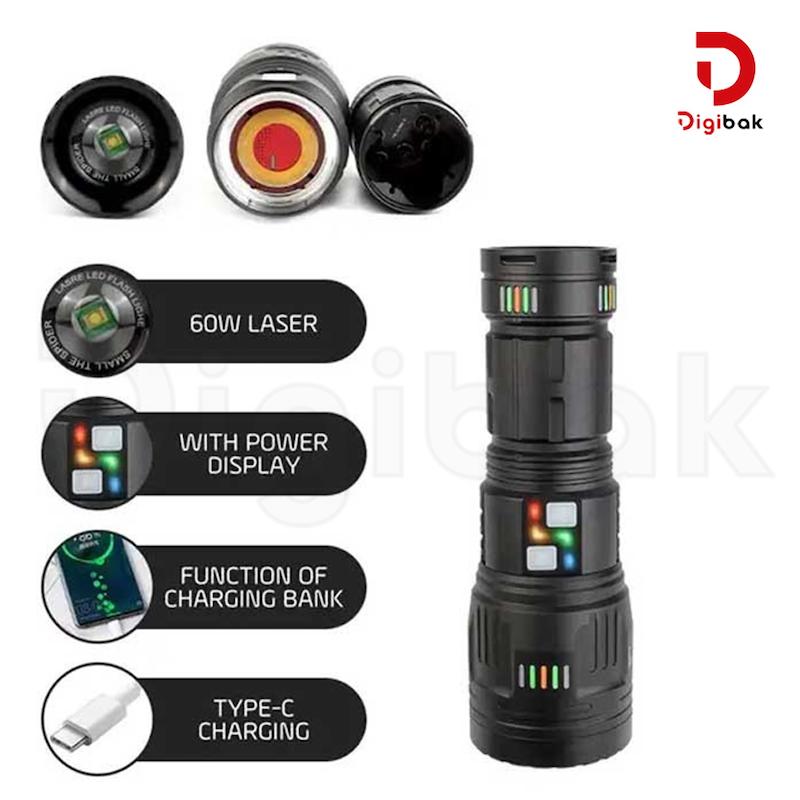 چراغ قوه شارژی دستی کینساچ مدل KS-G601