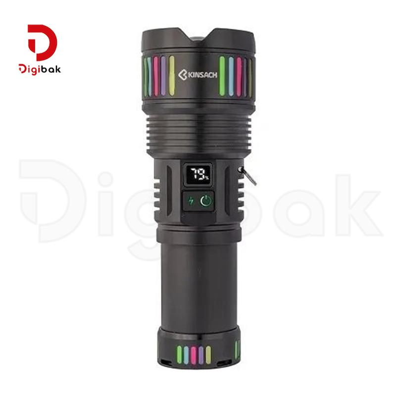 چراغ قوه شارژی دستی کینساچ مدل KS-G601pro