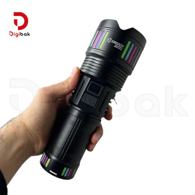 چراغ قوه شارژی دستی کینساچ مدل KS-G601pro
