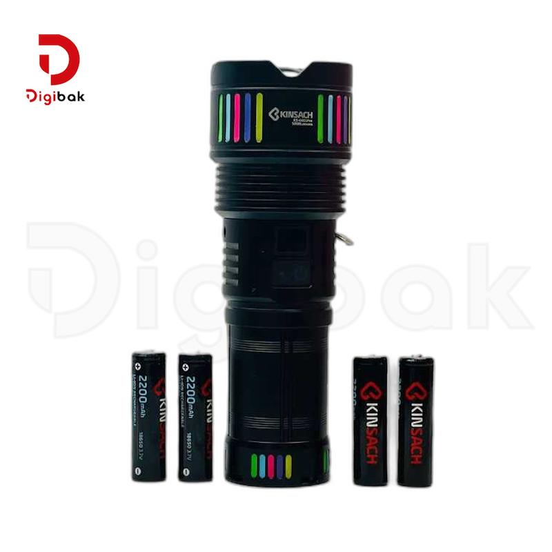 چراغ قوه شارژی دستی کینساچ مدل KS-G601pro
