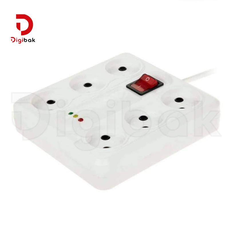 محافظ برق شش خانه سیوان مدل SV322