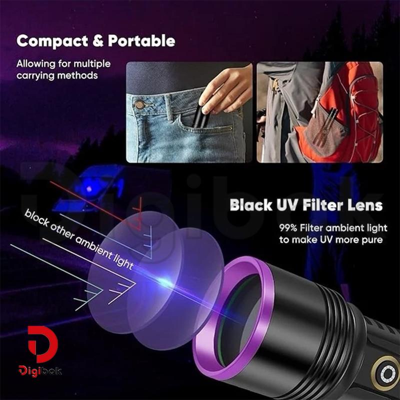 چراغ قوه یووی کینساچ مدل KS-UV365nm