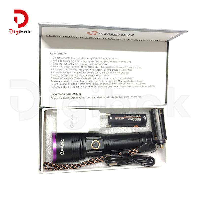 چراغ قوه یووی کینساچ مدل KS-UV365nm