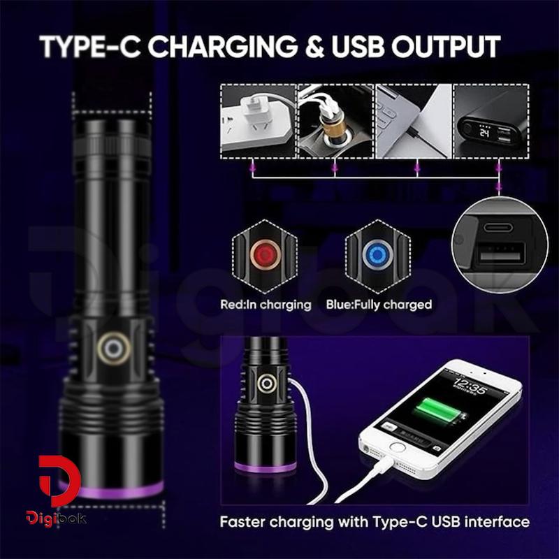چراغ قوه یووی کینساچ مدل KS-UV365nm