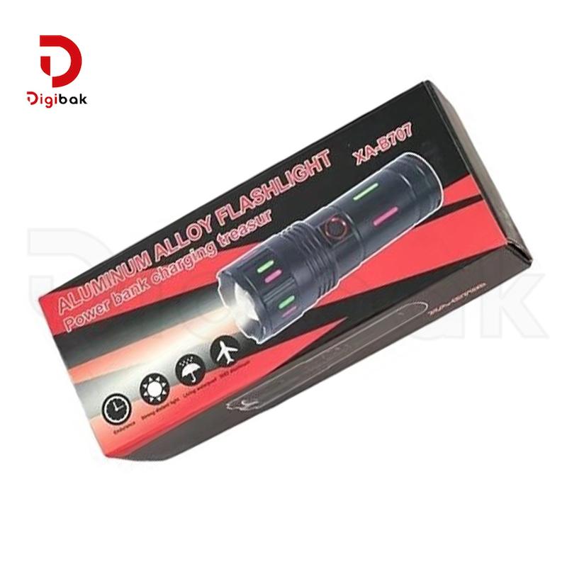 چراغ قوه شارژی زوم‌دار XA مدل XA-B707