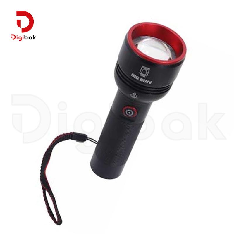 چراغ قوه شارژی زومدار بیگ سان مدل F786
