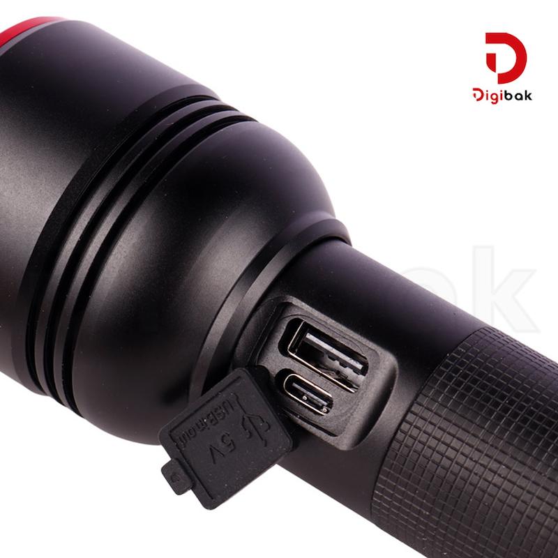 چراغ قوه شارژی زومدار بیگ سان مدل F786