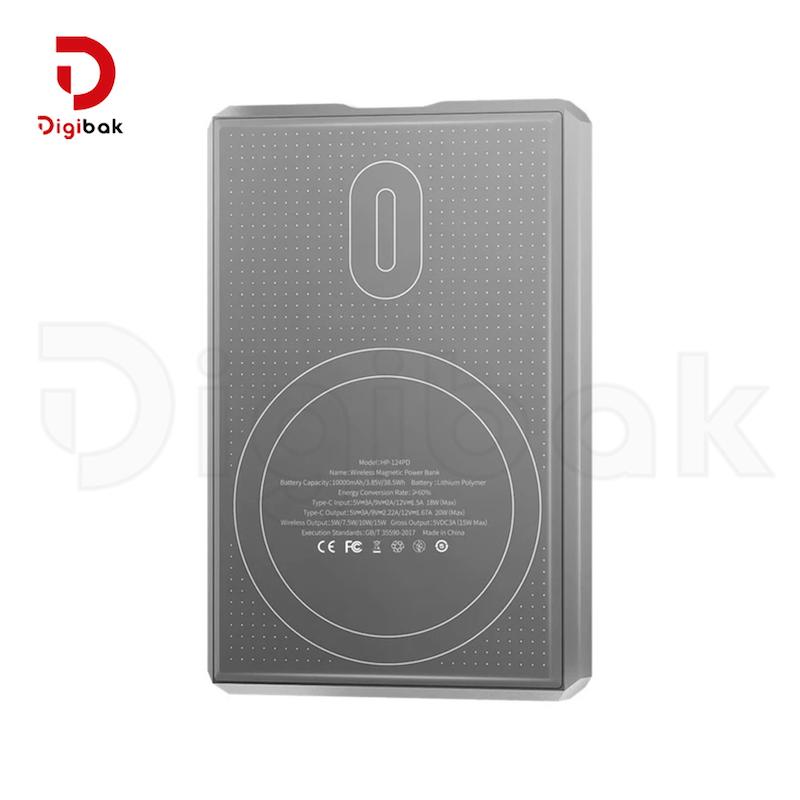 پاوربانک وایرلس هیسکا مدل HP-124PD