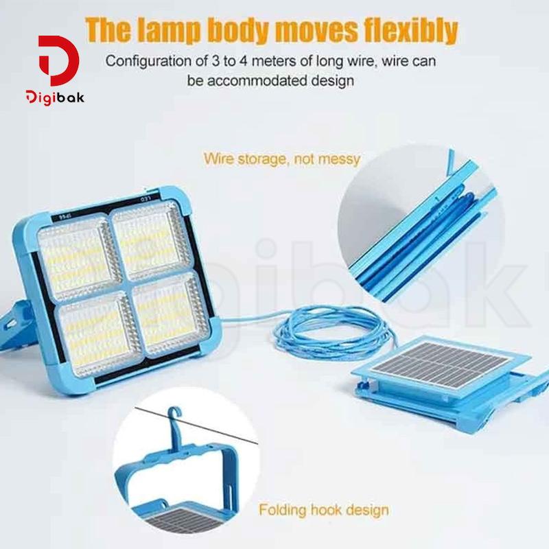 پروژکتور شارژی خورشیدی 200 وات UXI مدل BL-911