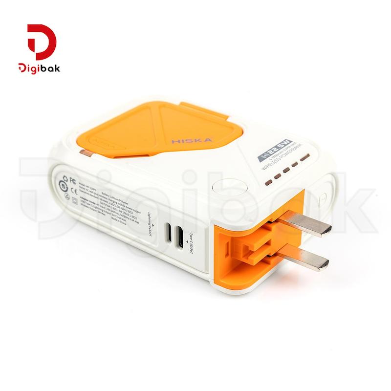 پاوربانک همه‌کاره 10000mAh هیسکا مدل HP-123PD