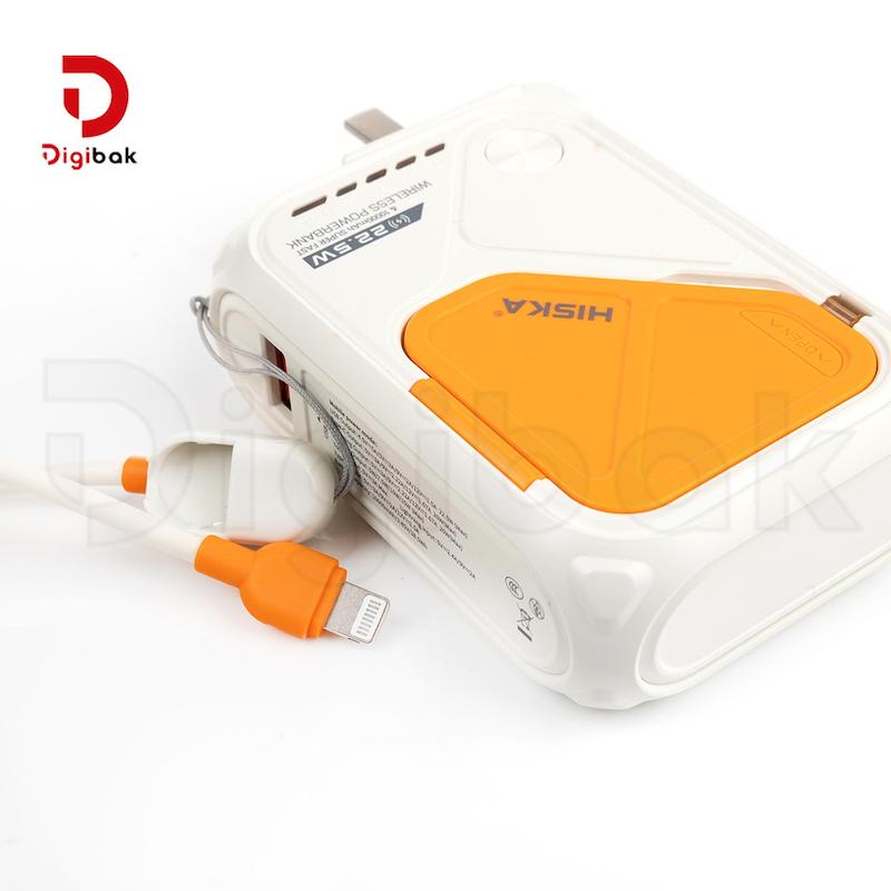 پاوربانک همه‌کاره 10000mAh هیسکا مدل HP-123PD