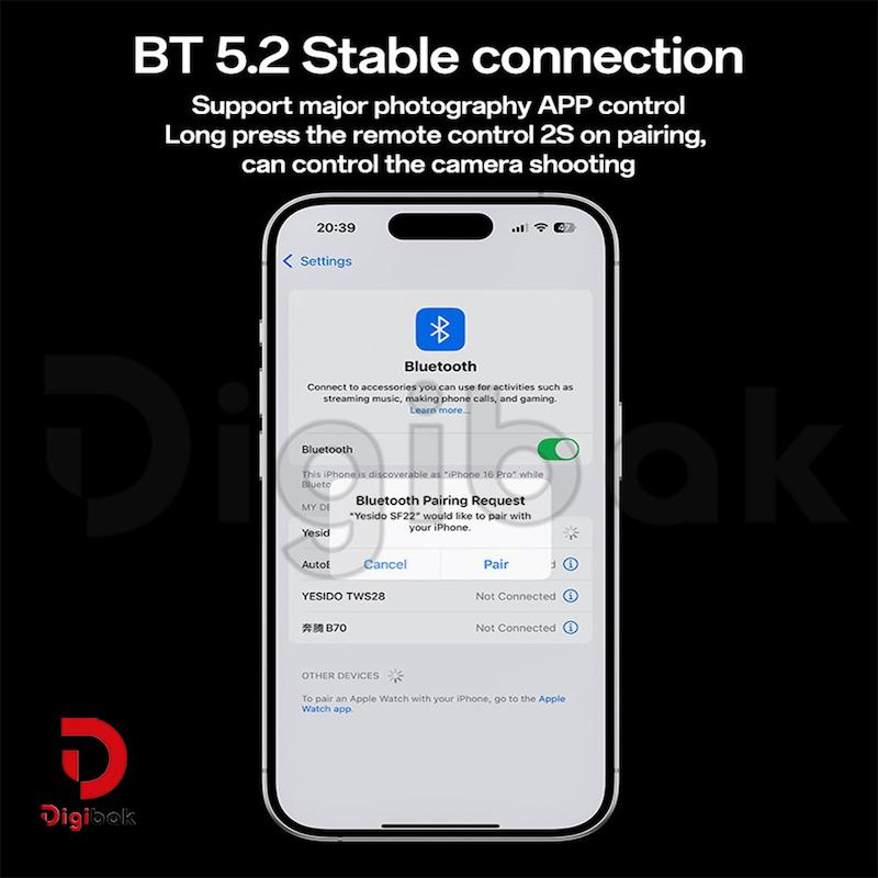 مونوپاد و سه‌پایه گوشی موبایل یسیدو مدل SF22