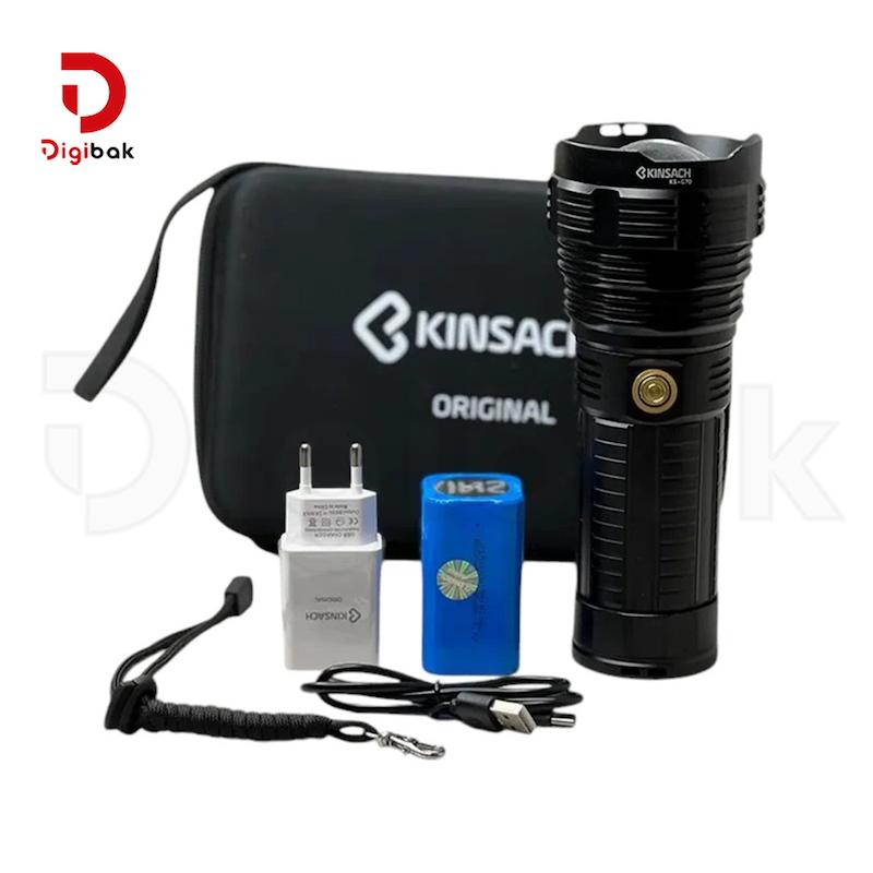 چراغ قوه پلیسی زوم‌دار کینساچ مدل KS-G70