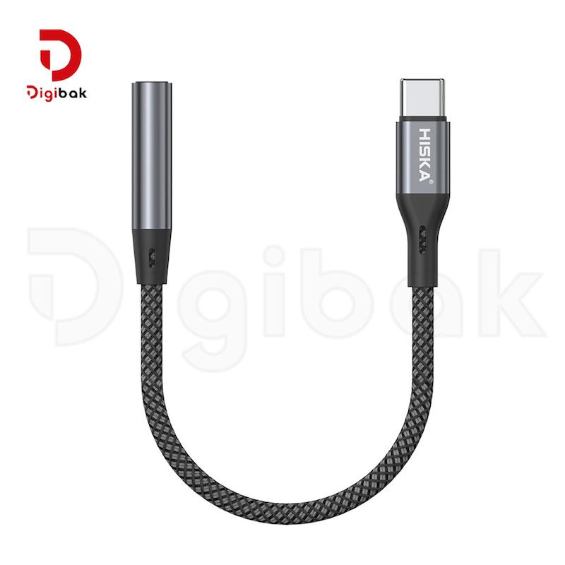 کابل تبدیل تایپ سی به AUX هیسکا مدل W47
