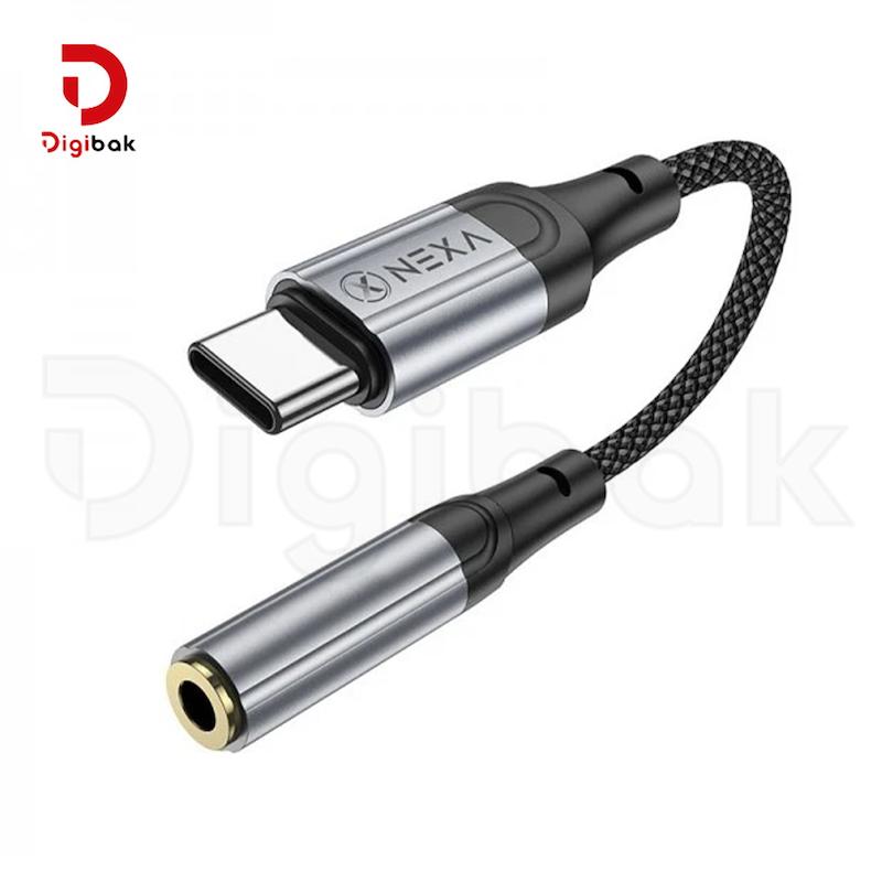 کابل تبدیل تایپ سی به AUX نکسا مدل LX20