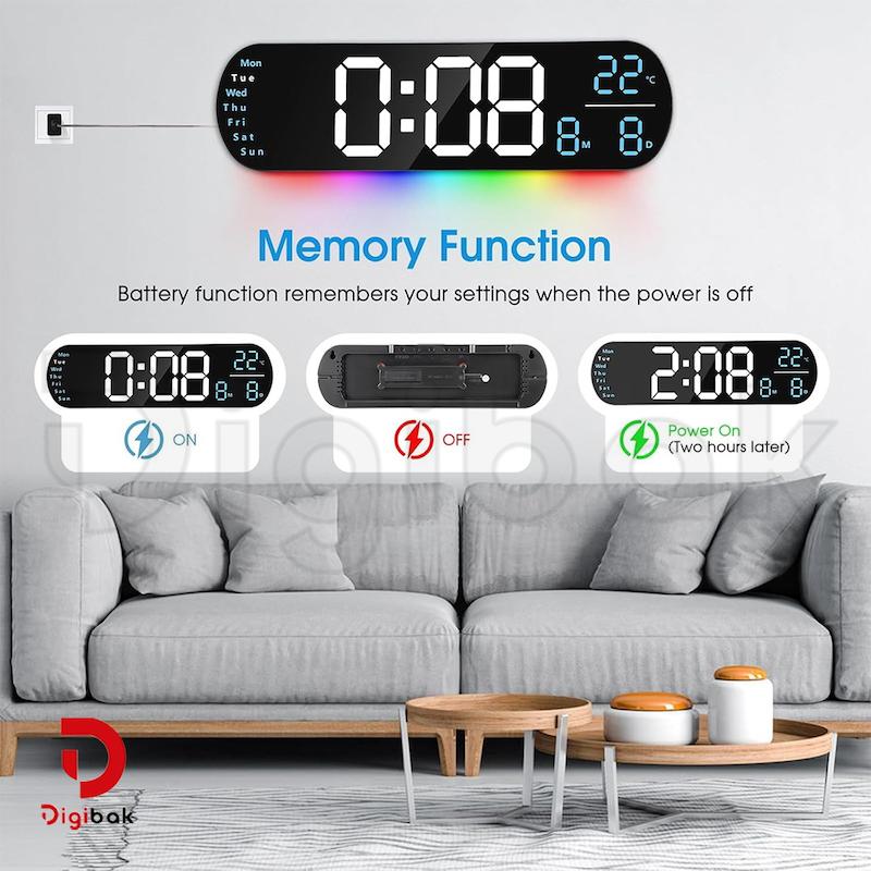ساعت دیجیتالی دیواری مدل 5502