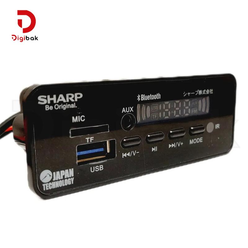 ماژول پخش‌کننده MP3 PLAYER بلوتوثی شارپ مدل 5 تا 19 ولت