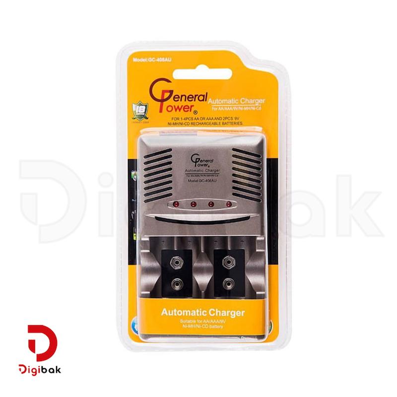 شارژر باتری ۴ تایی جنرال پاور مدل GC-408AU