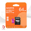 کارت حافظه‌ microSDXC ای دیتا مدل Premier کلاس 10 استاندارد UHS-I U1 سرعت 80MBps ظرفیت 64 گیگابایت به همراه آداپتور SD