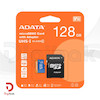 کارت حافظه microSDXC ای دیتا مدل Premier V10 A1 کلاس 10 استاندارد UHS-I سرعت 100MBps ظرفیت 128 گیگابایت به همراه آداپتور