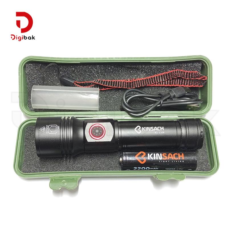 چراغ قوه پلیسی کینساچ مدل KS-2308