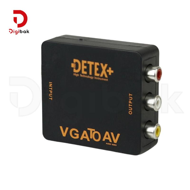 مبدل VGA به AV دتکس پلاس مدل Mini