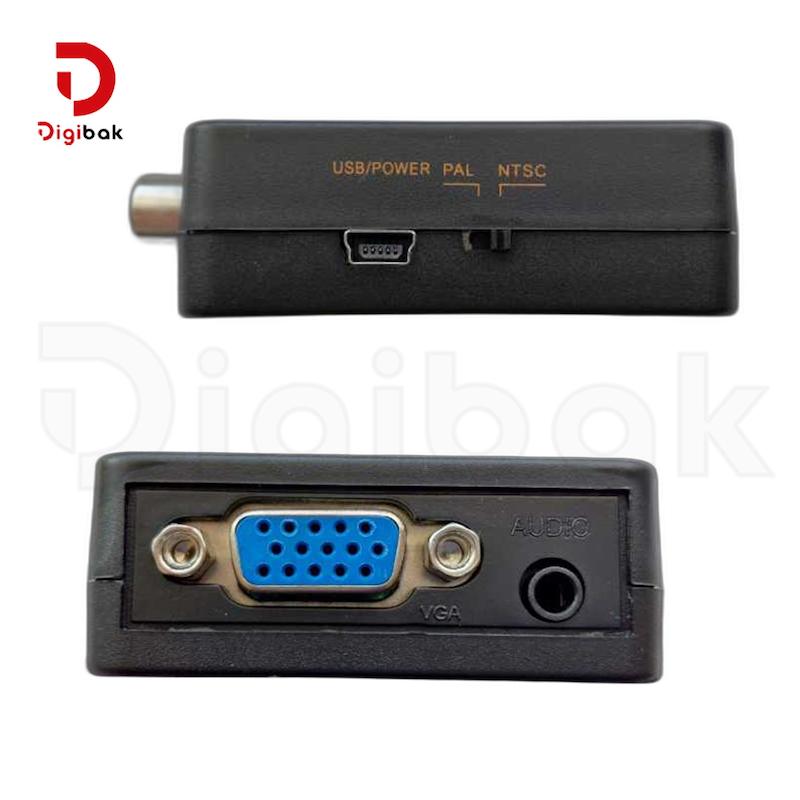 مبدل VGA به AV دتکس پلاس مدل Mini