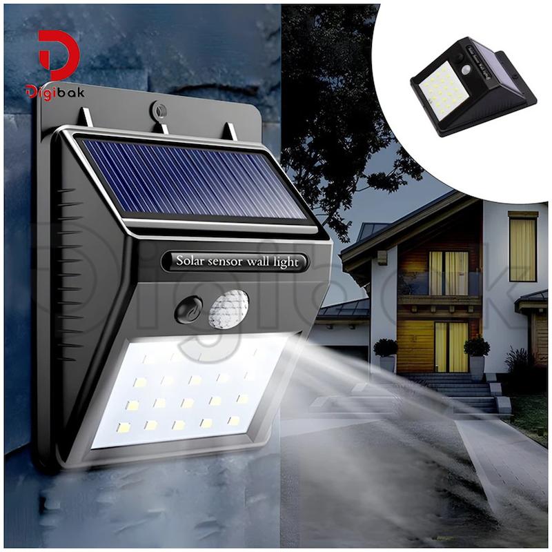 چراغ دیوارکوب خورشیدی HGDUE مدل HG-20 LED