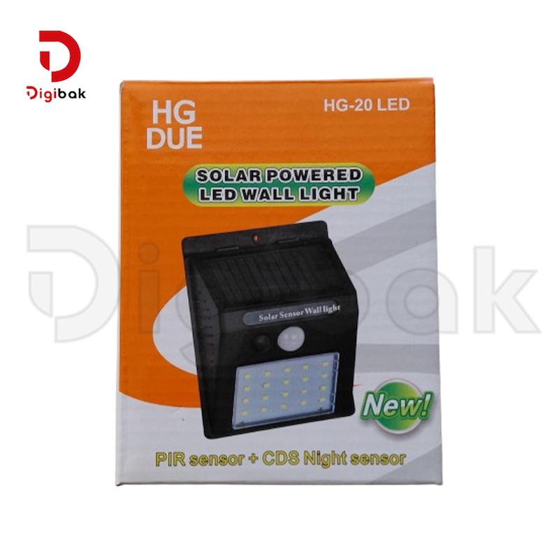 چراغ دیوارکوب خورشیدی HGDUE مدل HG-20 LED
