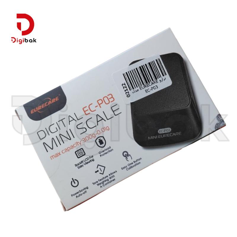 ترازو مثقالی دیجیتال 300 گرمی EURECARE مدل EC-P03 / MINI