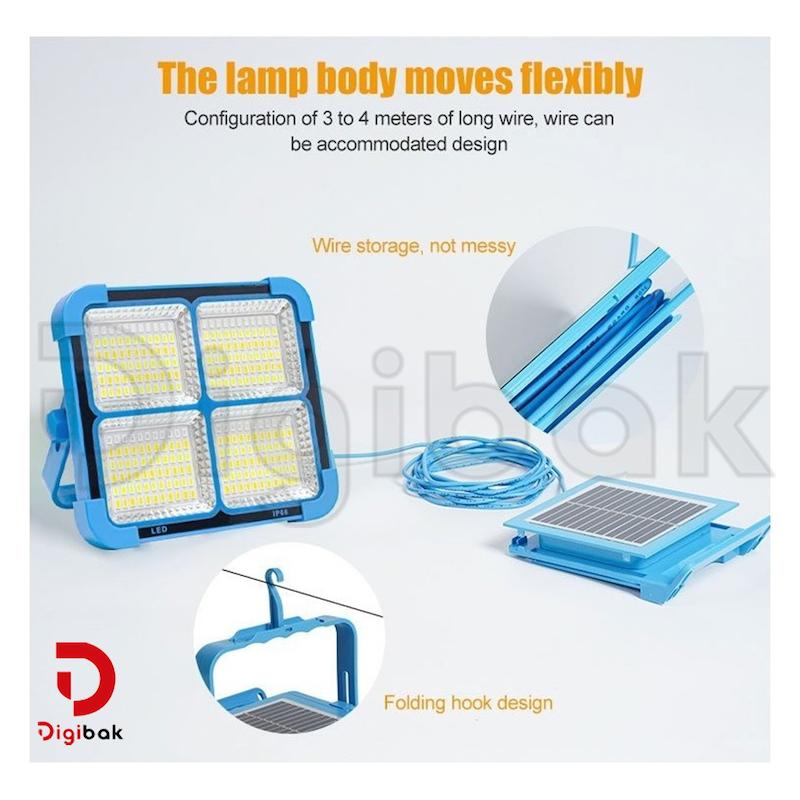پروژکتور شارژی خورشیدی 50 وات UXI مدل BL-911